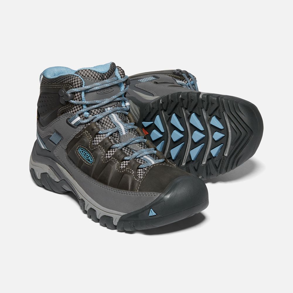 Keen Outdoor Bot Kadın Siyah Kahverengi - Targhee Iii Waterproof Mid - Türkiye MFYR15948